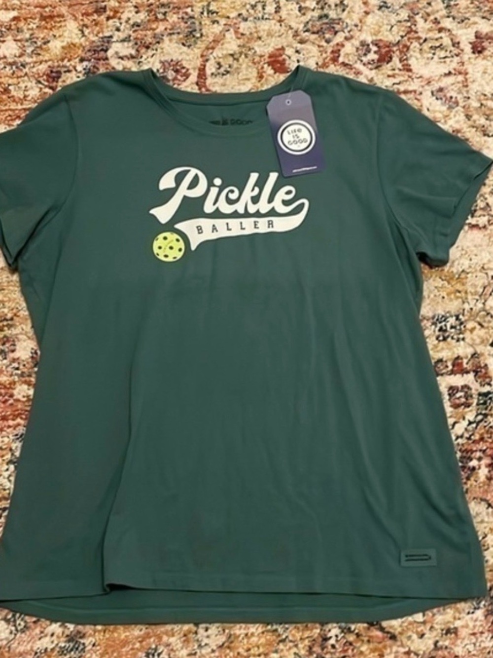 Life is Good Pickle Baller Tee